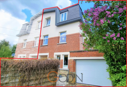 Grande maison 253m² habitables, 5 chambres, jardin et garage