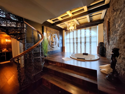 Magnifique ensemble maison + gîte de luxe avec piscine intérieure